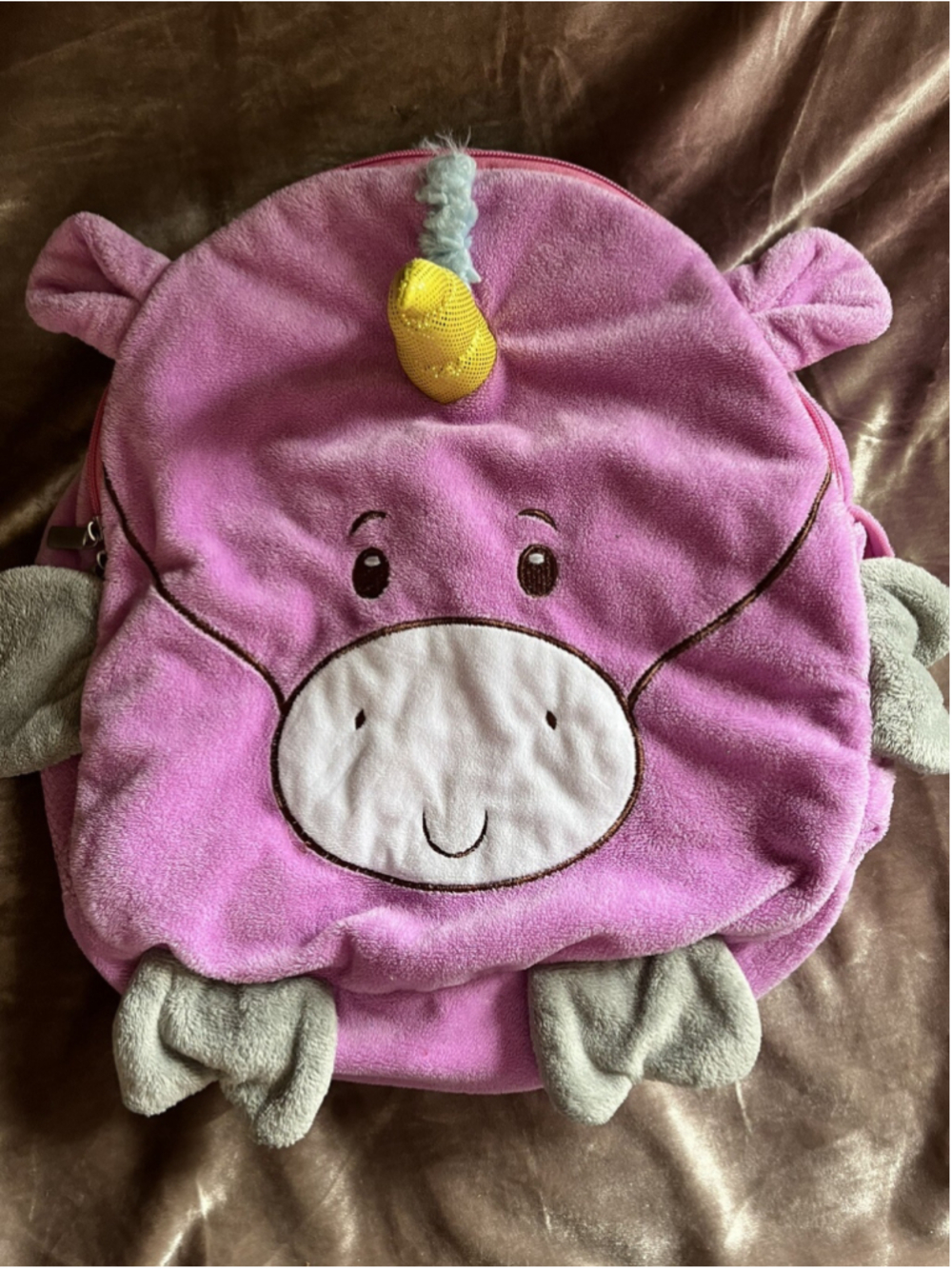 Animal Adventure backpack pink unicorn see Back pack only SOFT AND NICE